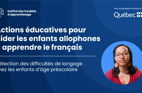 Vignette Formation SGEE #13 Les activités pour aider les enfants allophones à apprendre le français